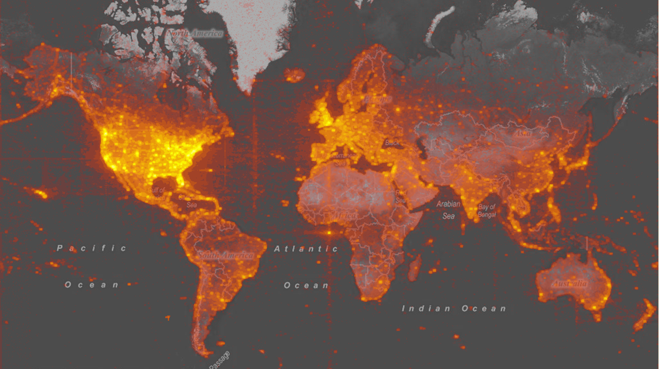 Big-data visualization rendering trillions of points
